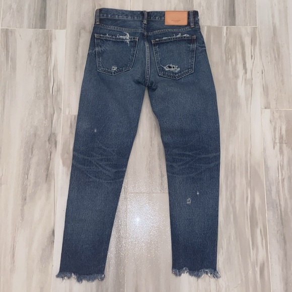 Moussy Vintage Keller Tapered, Japan, Distressed Raw Hem, 26x27, EUC, $391 MSRP - Picture 9 of 16